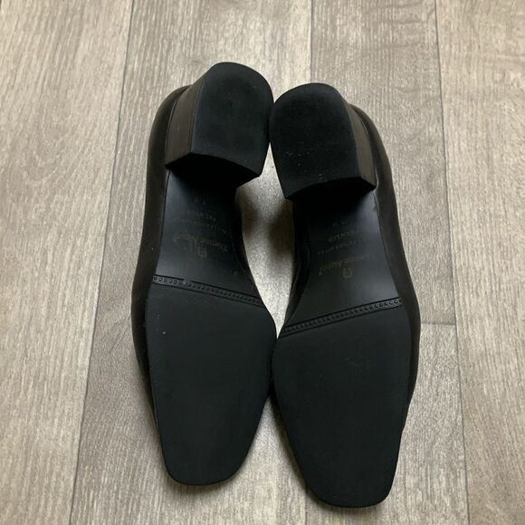 Etienne Aigner Painter Heeled Leather‎ Work Casual Slip On Loafers Shoes - Picture 6 of 8